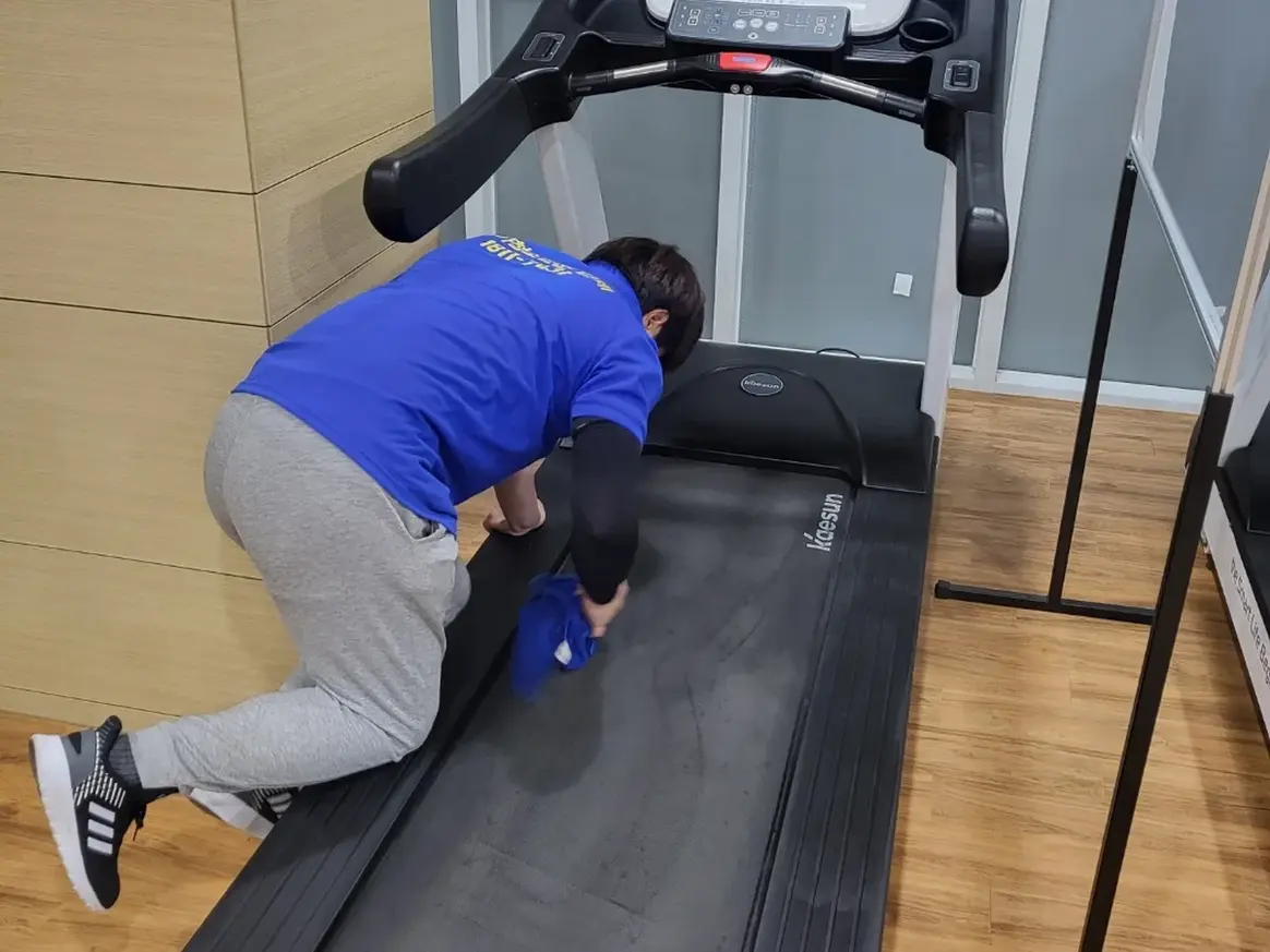 남해군 미조면 피트니스 라커 검사실 위생청소 사례 - 행진크린